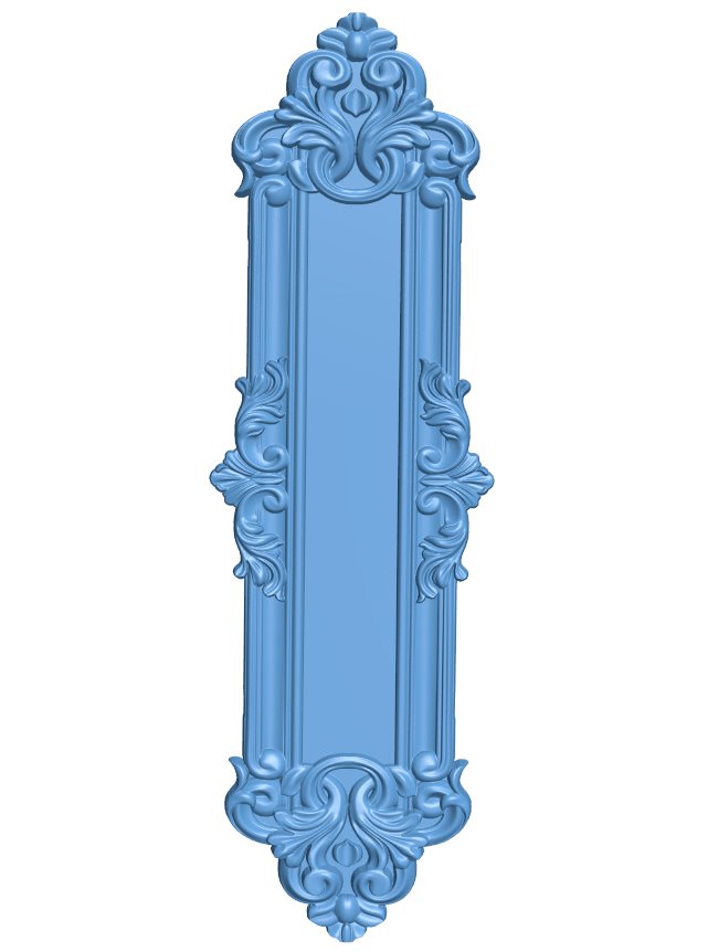 Picture frame or mirror T0007132 download free stl files 3d model for CNC wood carving
