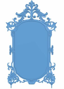 Picture frame or mirror T0007176 download free stl files 3d model for CNC wood carving