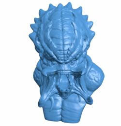 Predator B010116 file Obj or Stl free download 3D Model for CNC and 3d printer
