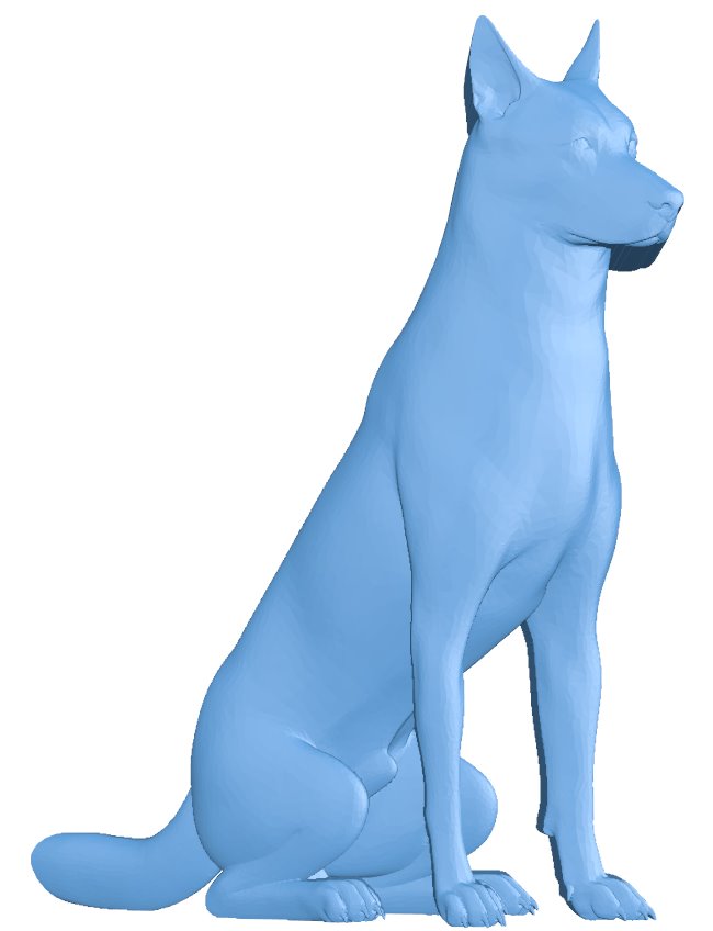 Shepherd dog T0006819 download free stl files 3d model for CNC wood carving