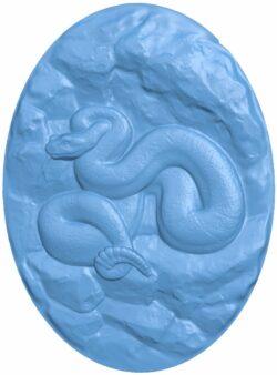 Snake painting T0006774 download free stl files 3d model for CNC wood carving