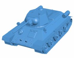 Tank T-34-85 B010173 file Obj or Stl free download 3D Model for CNC and 3d printer