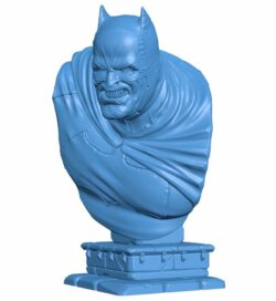 The Dark Knight bust – superman B009923 file Obj or Stl free download 3D Model for CNC and 3d printer