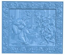 The day Jesus was born T0006620 download free stl files 3d model for CNC wood carving