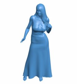Women B010229 file Obj or Stl free download 3D Model for CNC and 3d printer