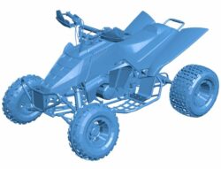 ATV – motorbike B010266 file Obj or Stl free download 3D Model for CNC and 3d printer