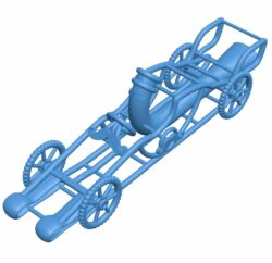 Air racer B010385 file Obj or Stl free download 3D Model for CNC and 3d printer