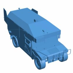 Ambulance Army B010431 file Obj or Stl free download 3D Model for CNC and 3d printer