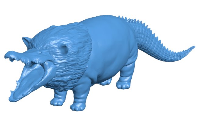 Ammit B010320 file Obj or Stl free download 3D Model for CNC and 3d printer