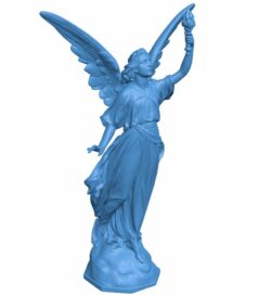 Angel B010446 file Obj or Stl free download 3D Model for CNC and 3d printer