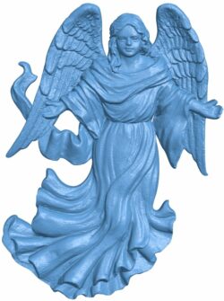 Angel T0007261 download free stl files 3d model for CNC wood carving