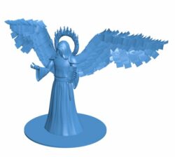 Angel of knowledge B010426 file Obj or Stl free download 3D Model for CNC and 3d printer