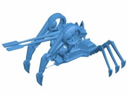 Attack droid B010392 file Obj or Stl free download 3D Model for CNC and 3d printer
