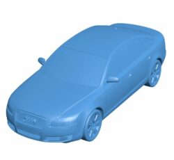 Audi A6 Car B010391 file Obj or Stl free download 3D Model for CNC and 3d printer