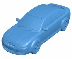 Audi RS6 – Car B010377 file Obj or Stl free download 3D Model for CNC and 3d printer