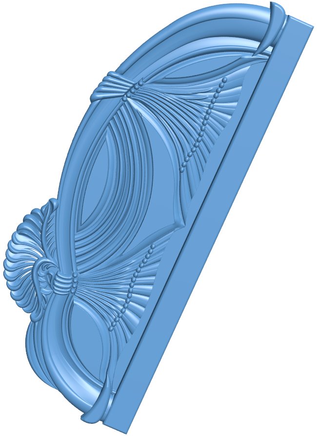 Bed frame pattern T0007515 download free stl files 3d model for CNC wood carving