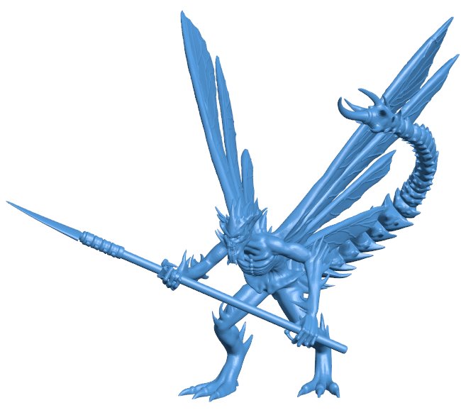 Bone devil B010443 file Obj or Stl free download 3D Model for CNC and 3d printer