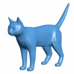 Cat B010437 file Obj or Stl free download 3D Model for CNC and 3d printer