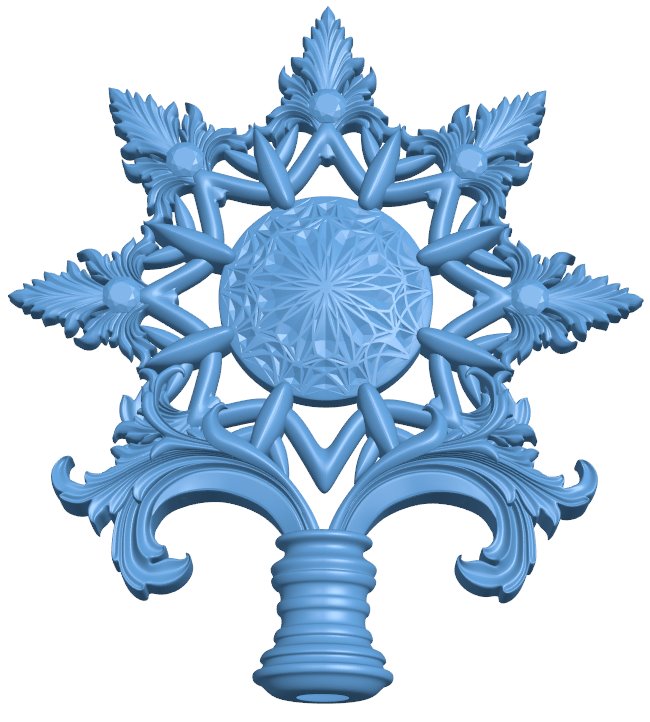 Christmas tree decoration T0007544 download free stl files 3d model for CNC wood carving