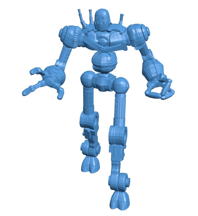 Clockwork titan B010294 file Obj or Stl free download 3D Model for CNC and 3d printer