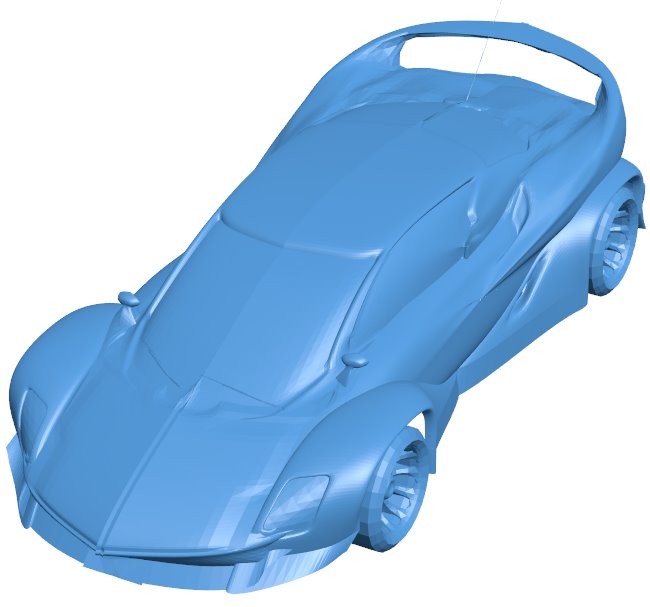 Cobra RX55 car B010247 file Obj or Stl free download 3D Model for CNC and 3d printer