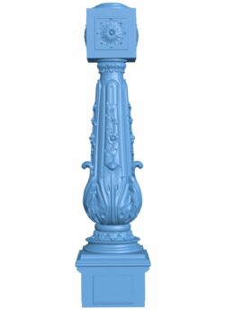 Column pattern T0007268 download free stl files 3d model for CNC wood carving