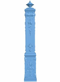 Column pattern T0007342 download free stl files 3d model for CNC wood carving