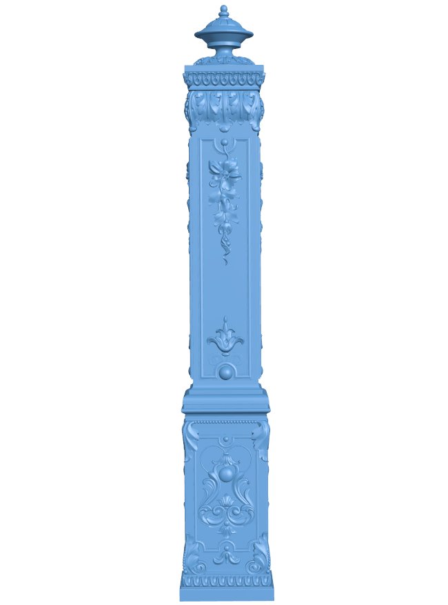 Column pattern T0007342 download free stl files 3d model for CNC wood carving