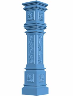 Column pattern T0007343 download free stl files 3d model for CNC wood carving