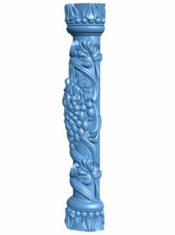 Column pattern T0007583 download free stl files 3d model for CNC wood carving