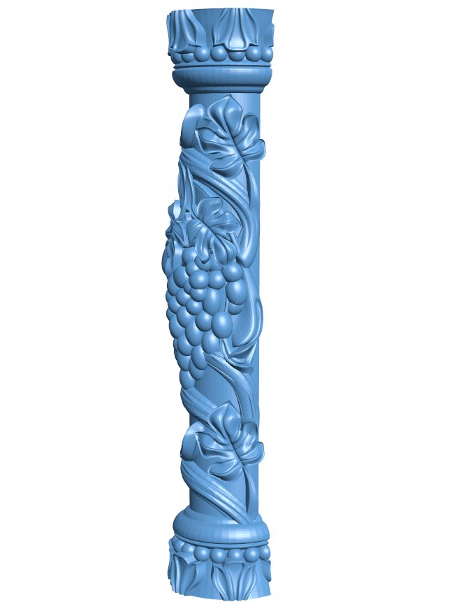 Column pattern T0007583 download free stl files 3d model for CNC wood carving