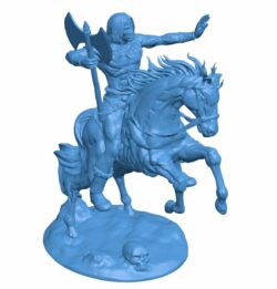 Conan the barbarian B010330 file Obj or Stl free download 3D Model for CNC and 3d printer
