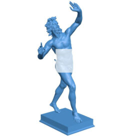 Dancing Faun B010250 file Obj or Stl free download 3D Model for CNC and 3d printer