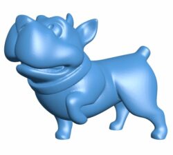 Doggy B010246 file Obj or Stl free download 3D Model for CNC and 3d printer