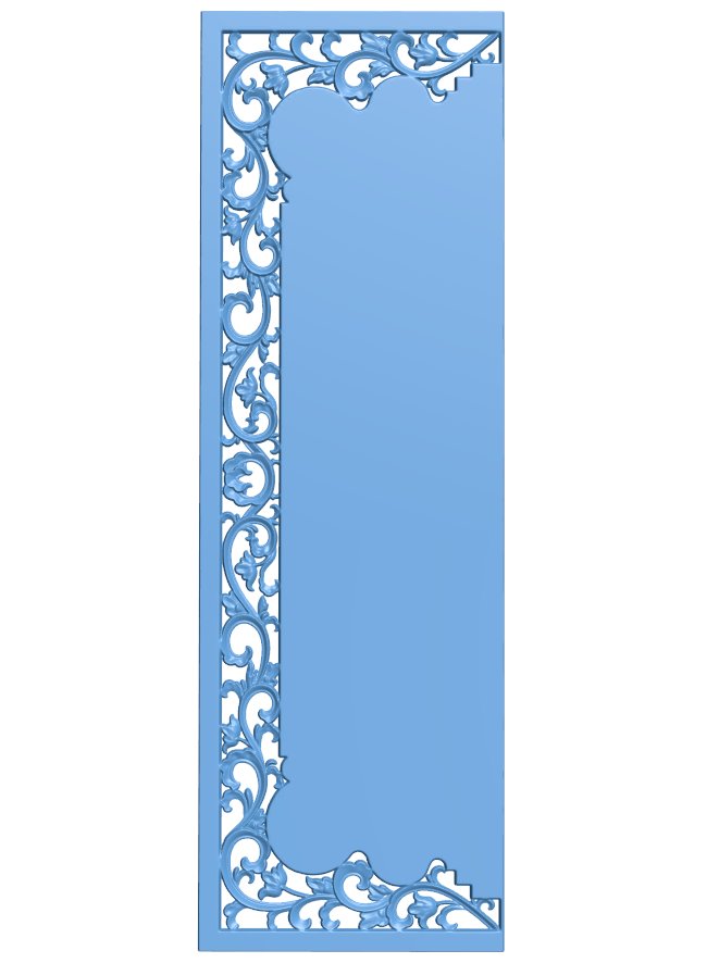 Door frame pattern T0007306 download free stl files 3d model for CNC wood carving