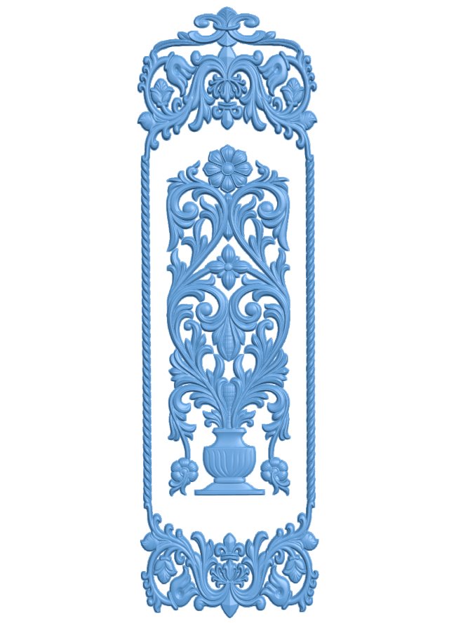 Door frame pattern T0007465 download free stl files 3d model for CNC wood carving