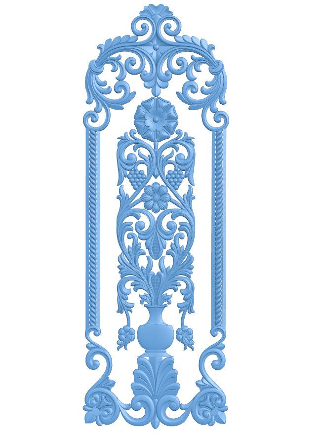 Door frame pattern T0007662 download free stl files 3d model for CNC wood carving