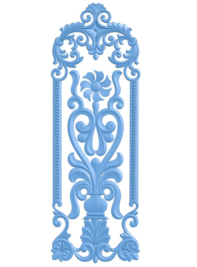 Door frame pattern T0007664 download free stl files 3d model for CNC wood carving