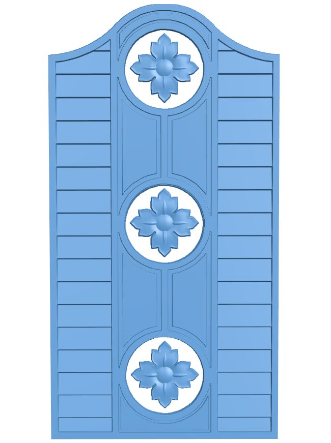 Door pattern T0007389 download free stl files 3d model for CNC wood carving