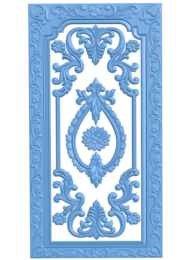 Door pattern T0007471 download free stl files 3d model for CNC wood carving