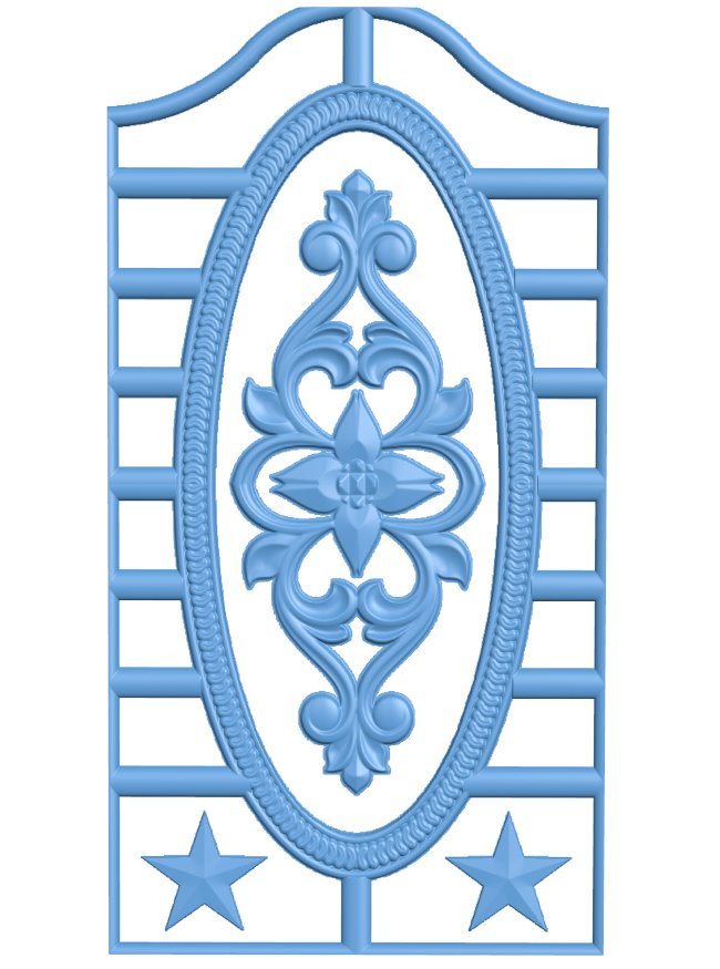 Door pattern T0007474 download free stl files 3d model for CNC wood carving