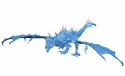 Dragon alduin B010239 file Obj or Stl free download 3D Model for CNC and 3d printer