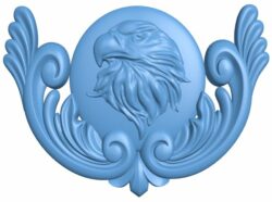 Eagle pattern T0007592 download free stl files 3d model for CNC wood carving