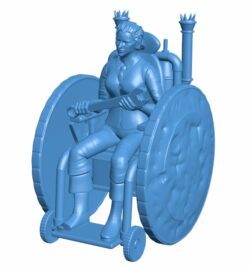 Female Artificer B010401 file Obj or Stl free download 3D Model for CNC and 3d printer