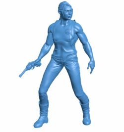 Female B010285 file Obj or Stl free download 3D Model for CNC and 3d printer
