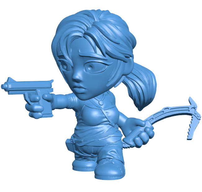 Female B010353 file Obj or Stl free download 3D Model for CNC and 3d printer