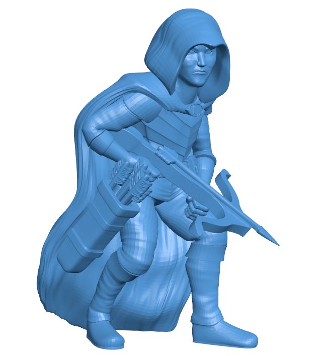 Halfling Male B010261 file Obj or Stl free download 3D Model for CNC and 3d printer