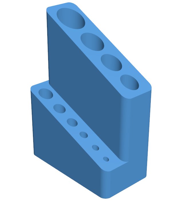 Holder B010462 file Obj or Stl free download 3D Model for CNC and 3d printer