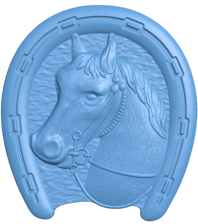 Horse pattern T0007597 download free stl files 3d model for CNC wood carving