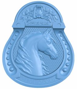 Horseshoe painting T0007278 download free stl files 3d model for CNC wood carving